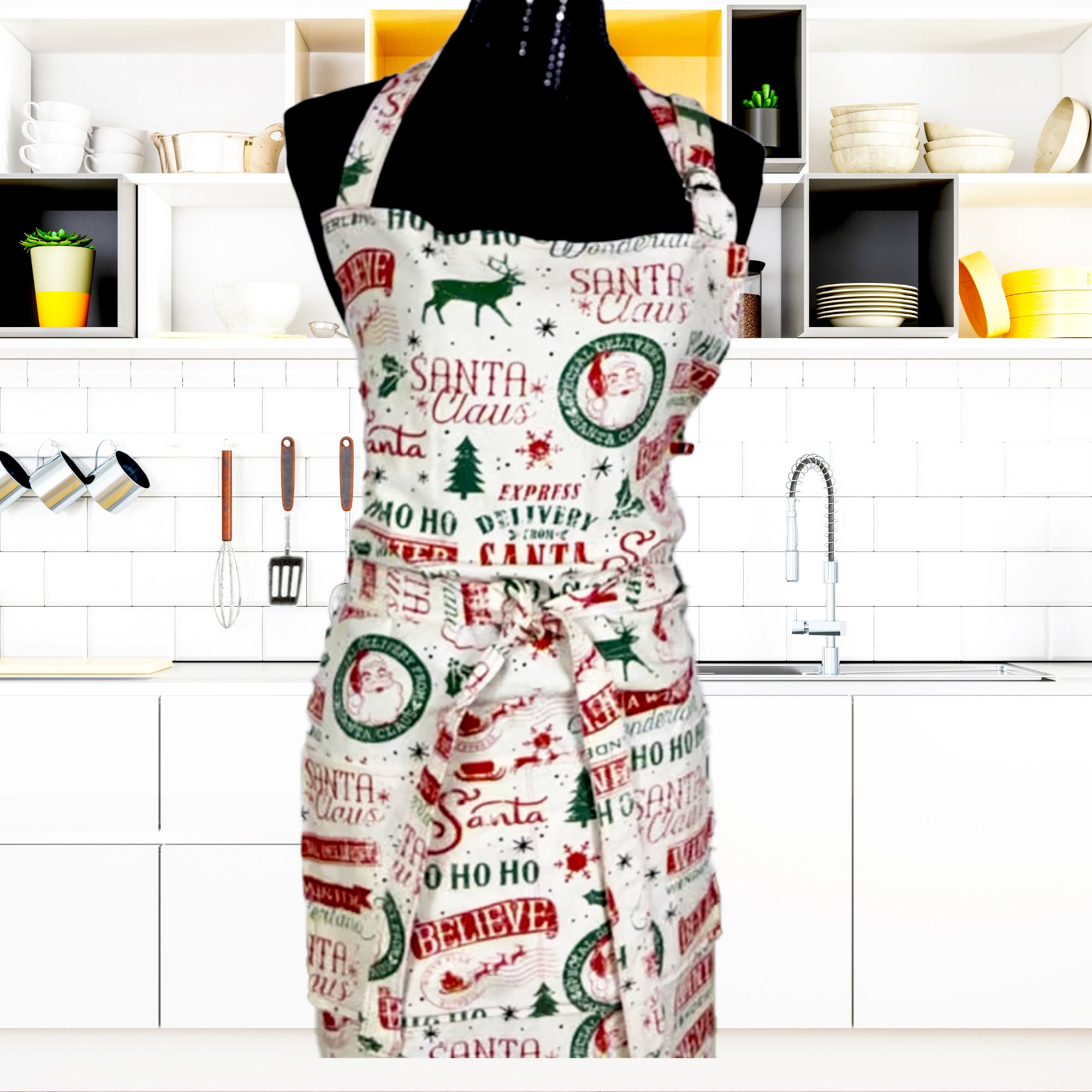 6 Christmas Aprons newest