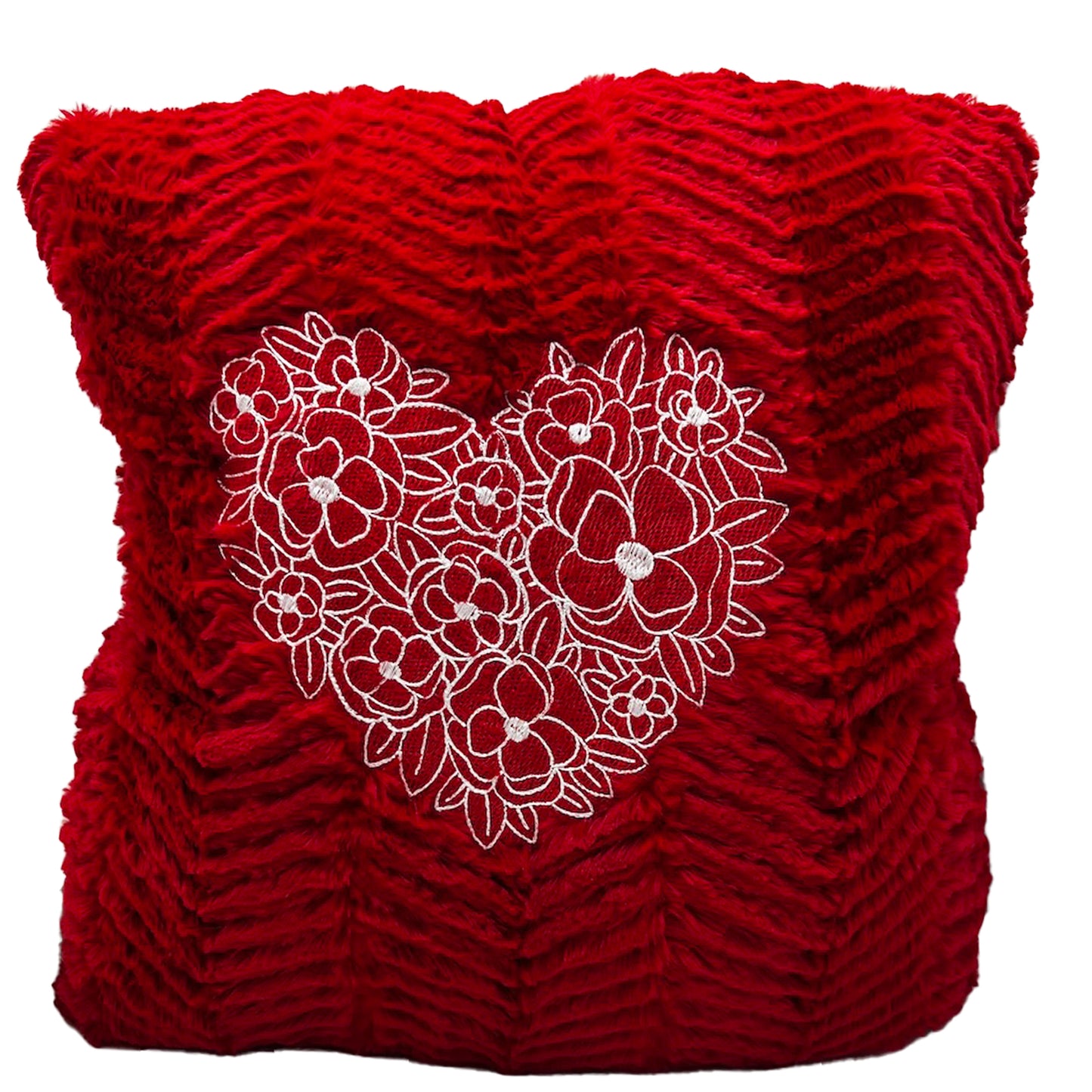 Pillow Cover Personalized for Valentine's  Day Red Heart